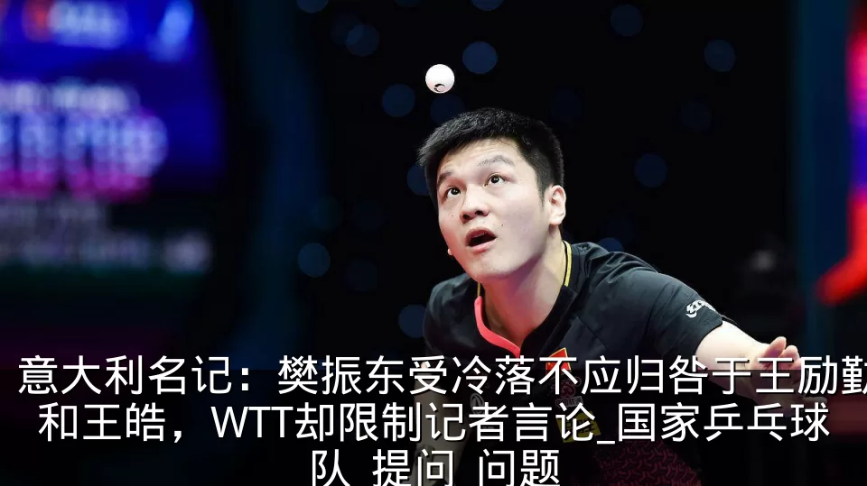 意大利名记:樊振东受冷落不应归咎于王励勤和王皓,WTT却限制记者言论_国家乒乓球队_提问_问题